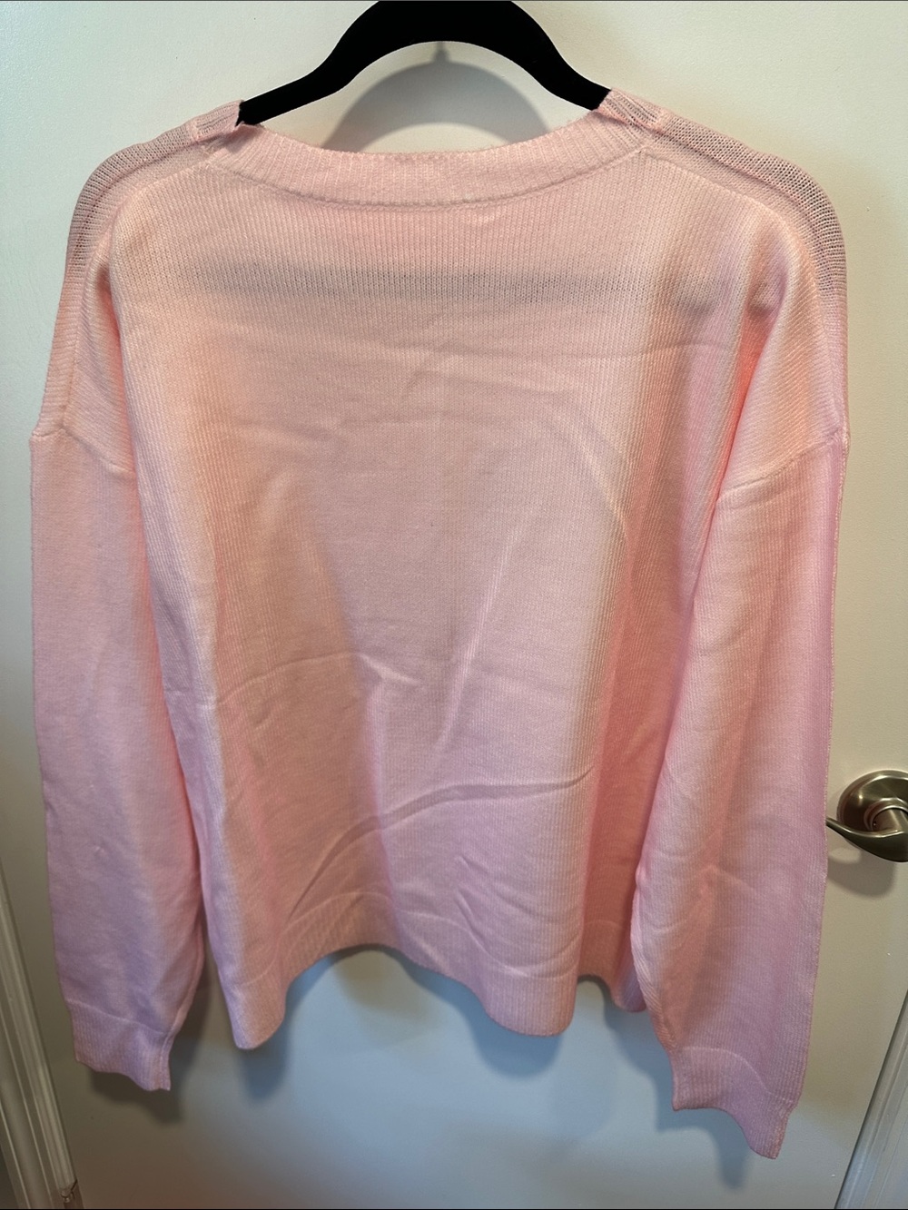Pink Dachshund Crew Neck Sweater - Women's - Picture 3 of 3